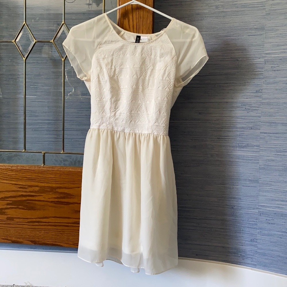 White H&M dress